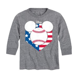 Boys' - Disney - Americana Long Sleeve Graphic T-Shirt - 1 of 4