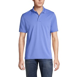 Lands' End School Uniform Men's Short Sleeve Polyester Polo - 1 of 3