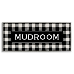 Stupell Industries Mudroom Classic New England Plaid, 24" x 10" - 1 of 4