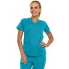 Medichic Women's Medical Scrubs Set- V-Neck with Flare Pant - 3 of 4