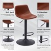 CAVINAS Swivel Bar Stools Adjustable Height,Industrial Counter Stools Set of 2,Modern Barstools with Backrest,23.6-31.9" Bar Stool for Kitchen Island - 3 of 4