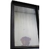 HomeRoots 72" Black Metal Framed Full Length Antiqued Glass Hanging Mirror - 4 of 4