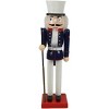 Northlight 14" Blue and White Traditional Christmas Nutcracker Soldier with Rifle - 2 of 2
