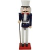 Northlight 14" Blue and White Traditional Christmas Nutcracker Soldier with Rifle - image 2 of 2