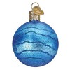 Old World Christmas 2.5 Inch Planet Neptune Deep Blue Color Tree Ornaments - 2 of 3