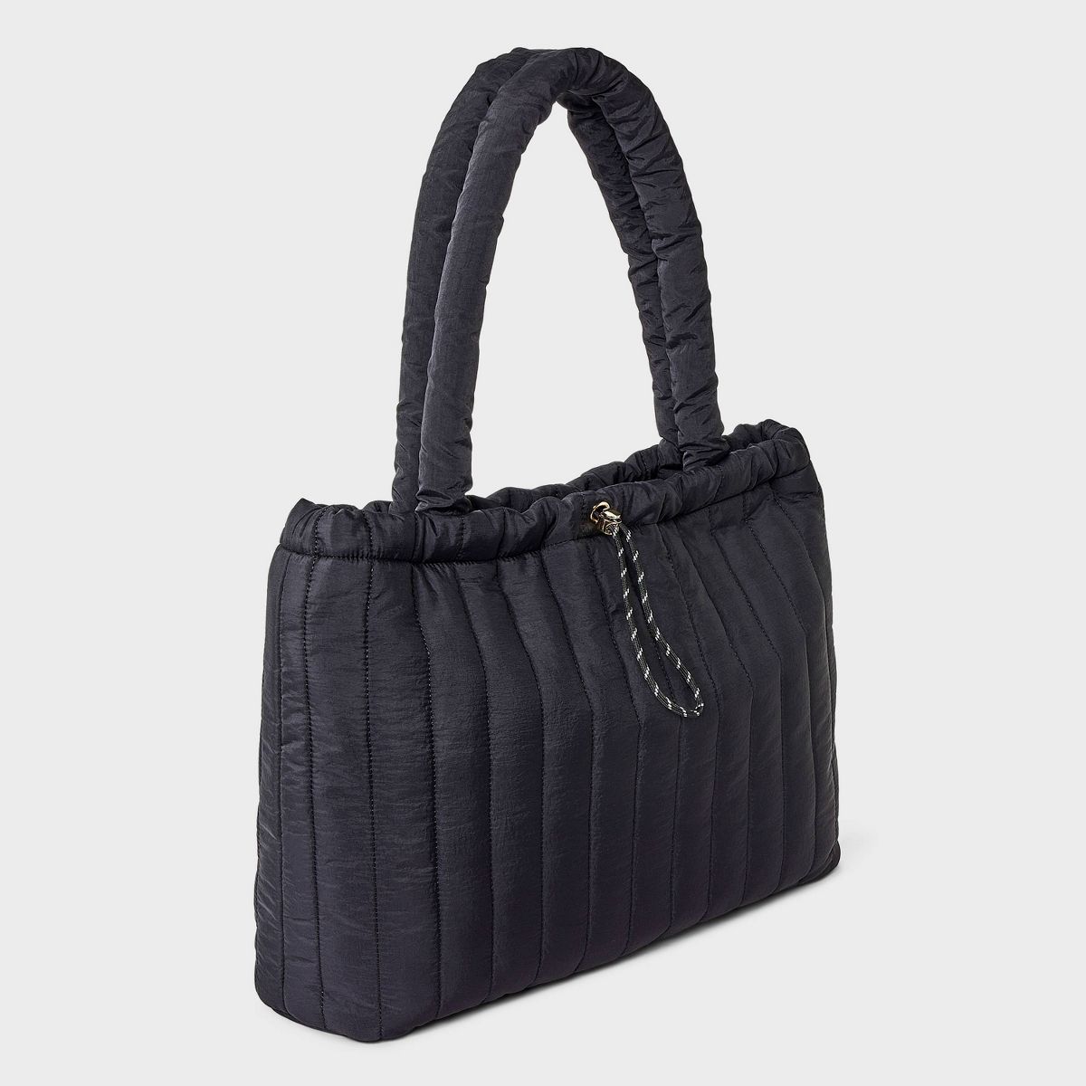 Quilted Drawstring Tote Handbag - Universal Thread™ - thumbnail 3