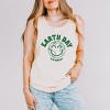 Simply Sage Market S.W.Smiley Earth Day Outline Garment Dyed Tank - 3 of 3