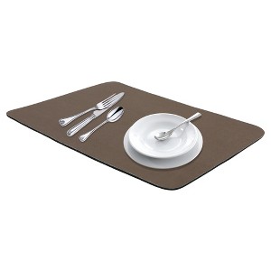 REGALWOVEN Large Diatomaceous Stone Dish Drying Quick Dry Coffee Mat for Kitchen Counter Dishes Cups and Utensils - 1 of 4