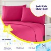 Kids Solid 3/4 Piece Sheet Set, Ultra Soft and Durable - Double Brushed Microfiber - 2 of 4