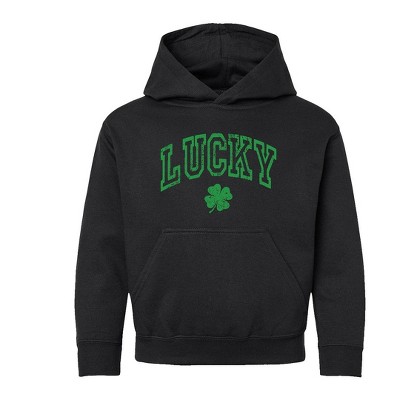 The Juniper Shop Lucky Clover Distressed Youth Graphic Hoodie
