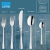 Amefa Atlantic 20-Piece 18/10 Stainless Steel Flatware Set, High Gloss Mirror Finish, Silverware Set Service for 4, Rust Resistant Cutlery - 2 of 4