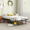 Tangkula 75" x 38" Folding Bed w/ Mattress Metal Slat Frame & Gel Memory Foam - 3 of 4