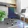 LeisureMod Harris High-Back Leather Office Conference Chair with Swivel and Tilt - 2 of 4