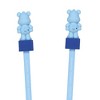 Care Bears Reusable Chopsticks Grumpy Bear Plastic Utensils Kitchen Accessory Blue - 4 of 4
