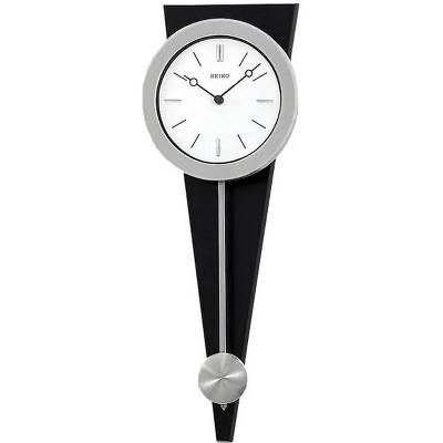 Seiko "Zing" Most Modern Art Clock with Pendulum 23", Gray & Black