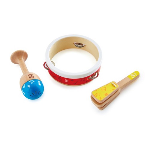 Hape Junior Wooden Percussion Instrument Set, 3 Pieces - image 1 of 4