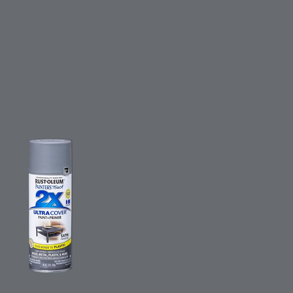 UPC 020066187354 product image for Rust-Oleum 12oz 2X Painter's Touch Ultra Cover Satin Spray Paint Gray | upcitemdb.com