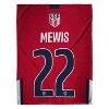 Sleep Squad US Women's Soccer Kristie Mewis 60 x 80 Raschel Plush Blanket - 2 of 4