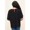 WEST K Women's Cora Dolman Sleeve Crochet-Inspired Blouse - 4 of 4