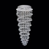 CWI Lighting Double Spiral 4 Light Flush Mount With Chrome Finish - 2 of 3