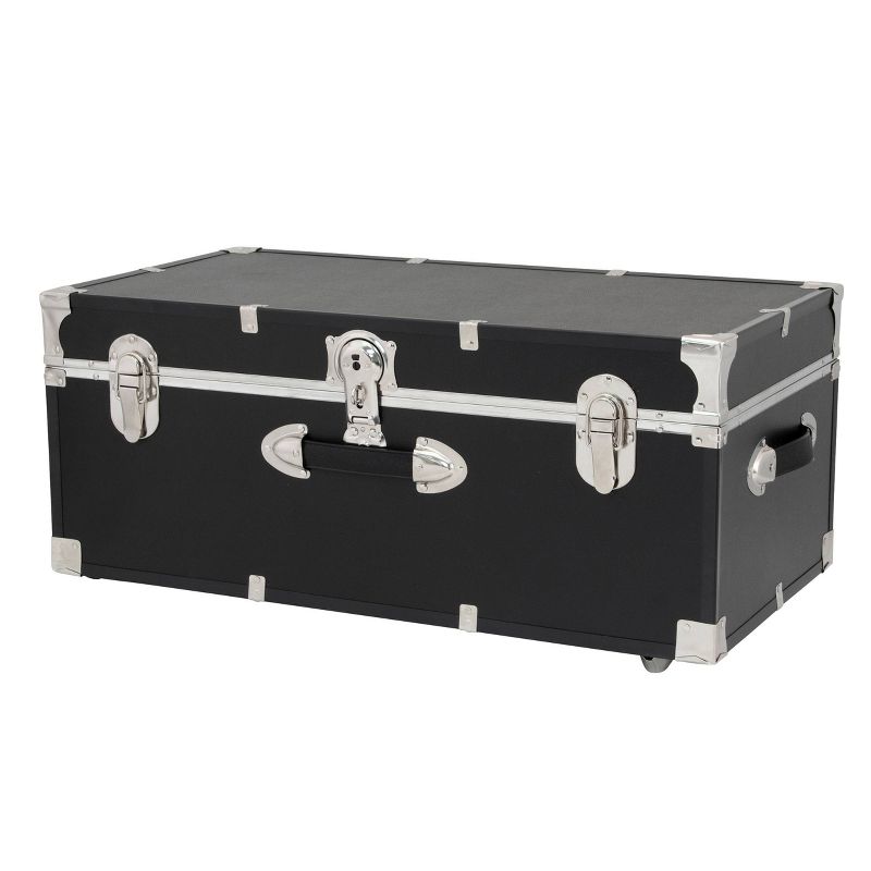 Seward Rover 30&#34; Trunk with Wheels and Lock Black, 2 of 8
