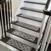Sussexhome Stair Treads Trellisville Collection Contemporary and Soft, Adhesive Tape, 9" X 28" , Pack of 4/7/13/15 - 3 of 4