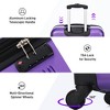 Lyngins 16/20/24/28 Inch 4PCs Hardside Luggage Sets with TSA Lock,Anti-Scratch Carry on Luggage,Expanable Lightweight Suitcase Sets for Family - 4 of 4
