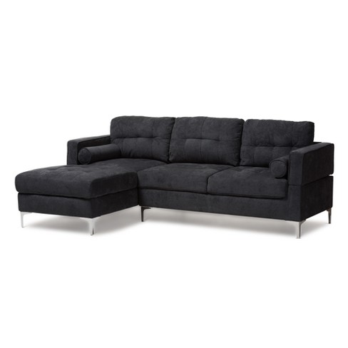 Mireille Modern And Contemporary Fabric, Upholstered Sectional Sofa