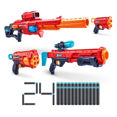 XSHOT Excel Combo Pack Ranger XB and Hawk Eye and Fury 4 and Micro