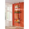 vidaXL Telescopic Wardrobe System with Shelves Aluminum - image 4 of 4