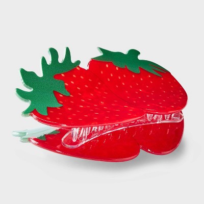 Double Strawberries Claw Hair Clip - A New Day™ Red