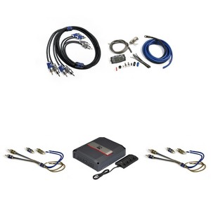 Kicker LX500.4 , (2) KISL, Amp Install Kit , 4-Channel Amplifier - 4x125 Watts Full Range Class-D Amp (51LX5004) - 1 of 4