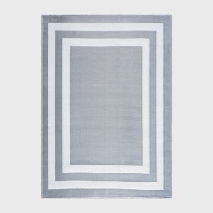 Play Rug Paris Recycled Plastic Woven Indoor Outdoor Folded Floor Mat - 1 of 4