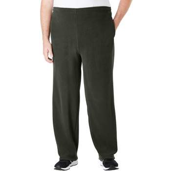 Kingsize Men's Big & Tall Explorer Plush Fleece Pants - Big - Xl, Black :  Target