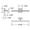 Access Lighting Float 1 - Light Vanity in  Matte Black - 2 of 2