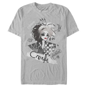 Men's Cruella Fashion Sketch T-Shirt - 1 of 4