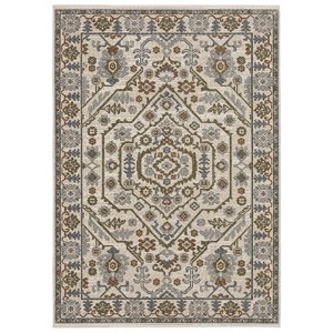 Oriental Weavers Hastings HA02I Ivory/ Rust Indoor Area Rug - 3'10" x 5'5" - 1 of 4