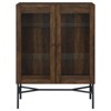 Coaster Bonilla Farmhouse 2 Door Wood Accent Cabinet with Glass Shelves - 4 of 4