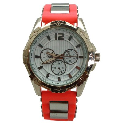 Olivia Pratt Sporty Silicone Band Boyfriend Women Watch