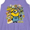 Girls' - Despicable Me Minions - Minion & Banana Stickers Graphic Sleeveless Aline Dress - 2 of 3