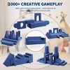 13pcs Kids Play Couch, Modular Kids Play Sofa, Children Convertible Foam Sofa, Convertible Foam And Floor Cushion For Playroom Bedroom Living Rooms - 4 of 4