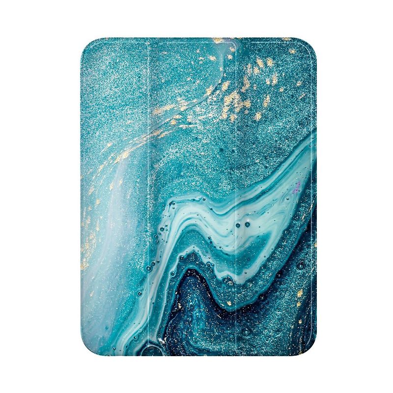 SaharaCase Folio Case for Apple iPad mini (6th Generation 2021) Green Marble (TB00052), 5 of 8
