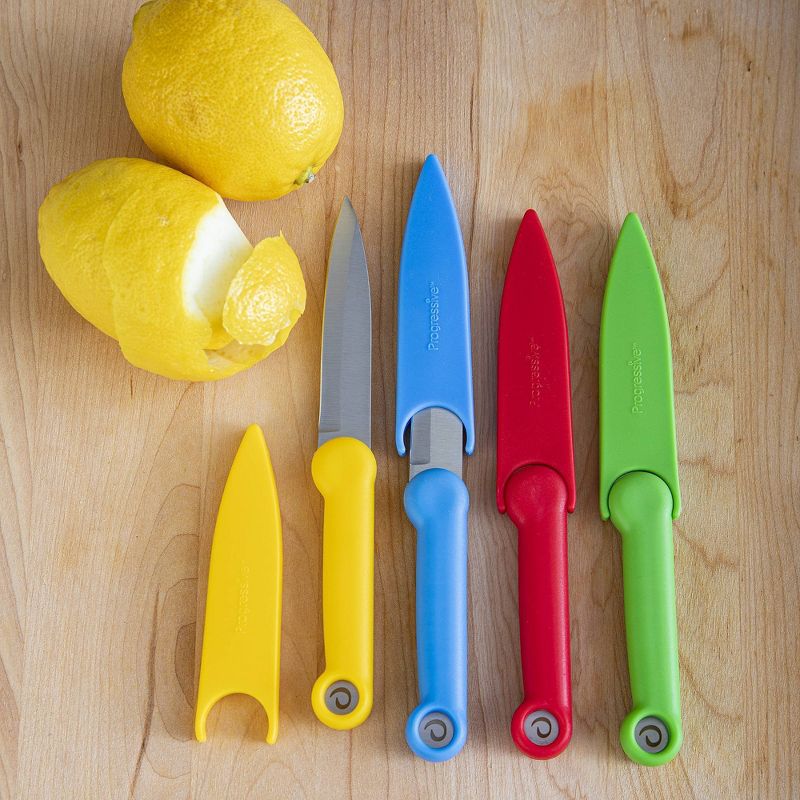 Prepworks Set of 4 Food Safety Paring Knives, 5 of 7