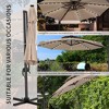 Ainfox 10ft Patio Umbrella LED Solar Lights for Deck, Pool, Garden - 4 of 4