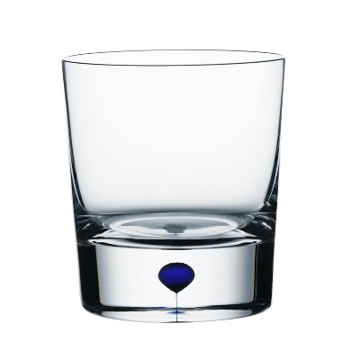 Orrefors Intermezzo Blue Hand Blown 8.25 Ounce Whiskey Glass