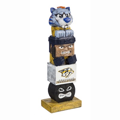 Evergreen Team Sports America Nashville Predators Tiki Team Totem Garden Statue, One Size