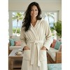 ADR Plush Fleece Robe for Women, Long Hooded Bathrobe with Hood, Plus Size - 2 of 3