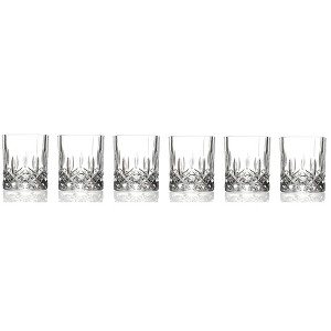 Lorren Home Trends Opera Crystal Double Old Fashionl set of 6 - 1 of 4