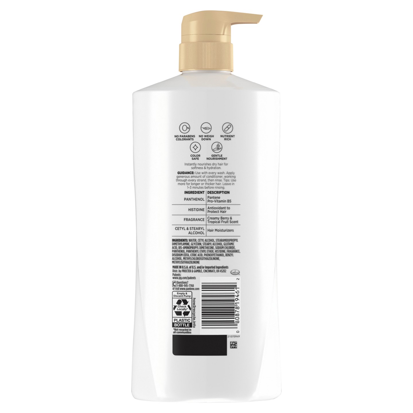 Кондиционер Pantene Pro-V Daily Moisture Renewal, 21.4 fl oz — фото 8