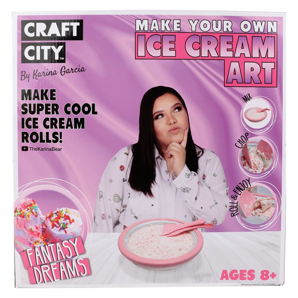 Karina Garcia Make Your Own Ice Cream Art by Craft City